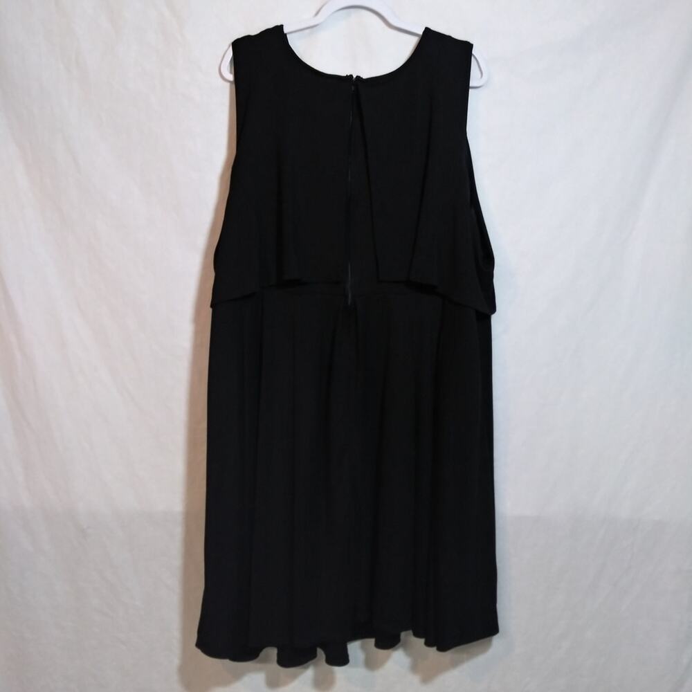 Torrid Elegant Black Sleeveless A Line Tiered Dress Size 30 - Picture 3 of 7